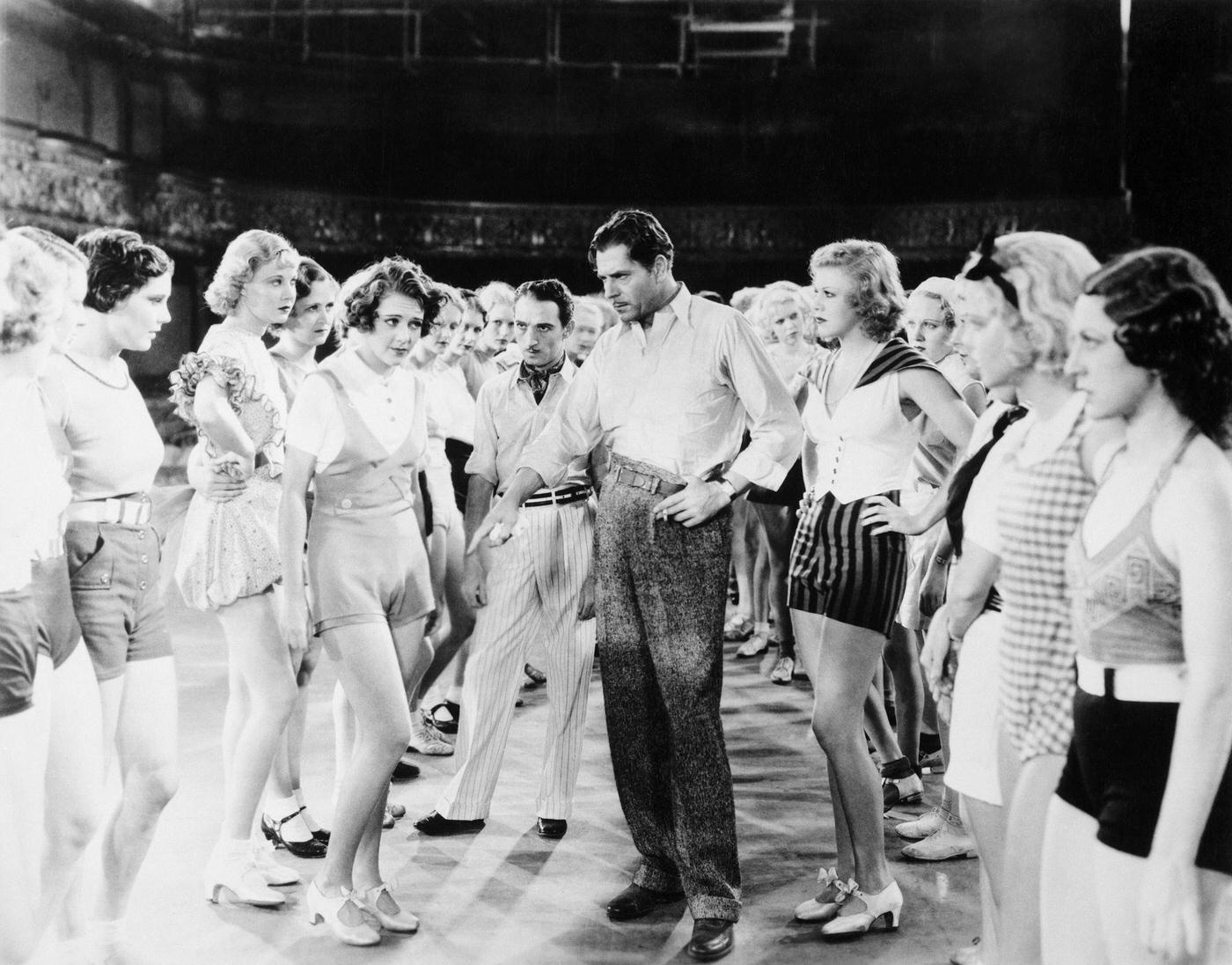 Scene From The 1933 Musical 42Nd Street.