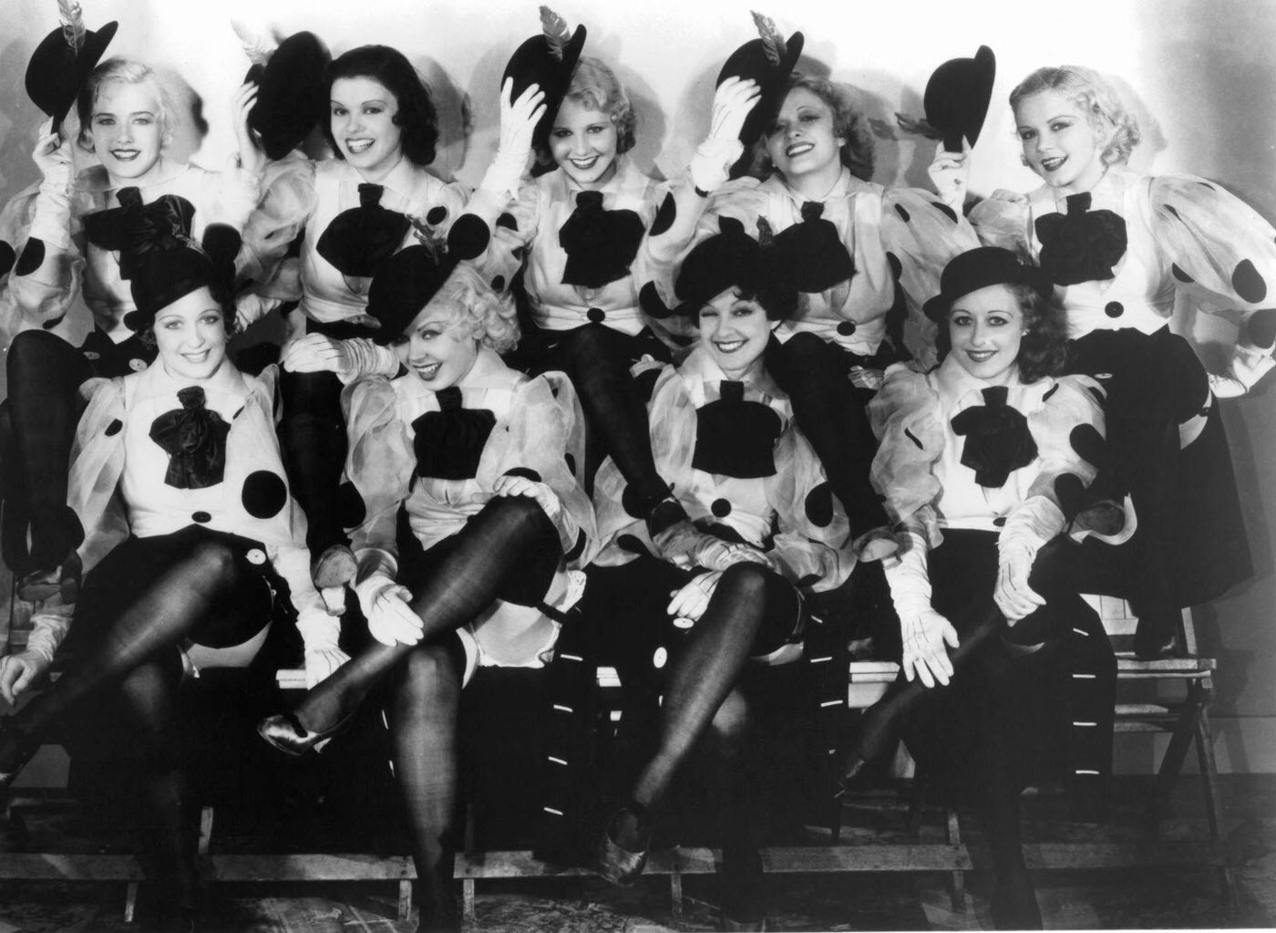 Chorus Girls In A Scene From The Film '42Nd Street', 1933.