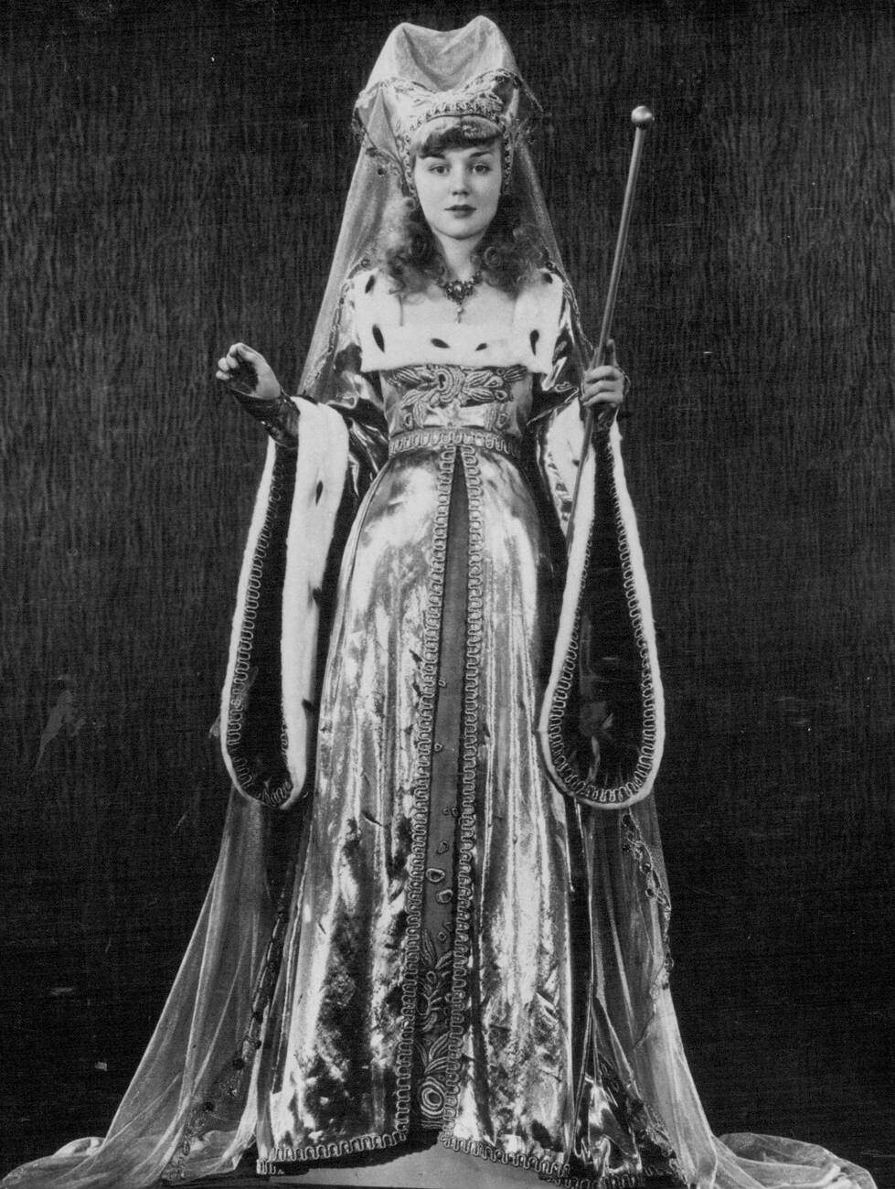 The &Amp;Quot;Fairy Who Came To Life&Amp;Quot; - Anne Shirley, Charming Little Screen Actress, Wears This Delightful Party Tale Costume In One Of The Scenes From &Amp;Quot;Sylvestre Bonnard&Amp;Quot;