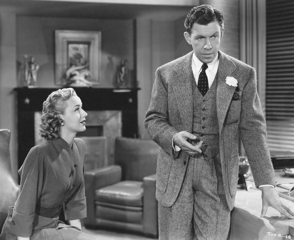 Anne Shirley And George Murphy In The Mayor Of 44Th Street, 1942