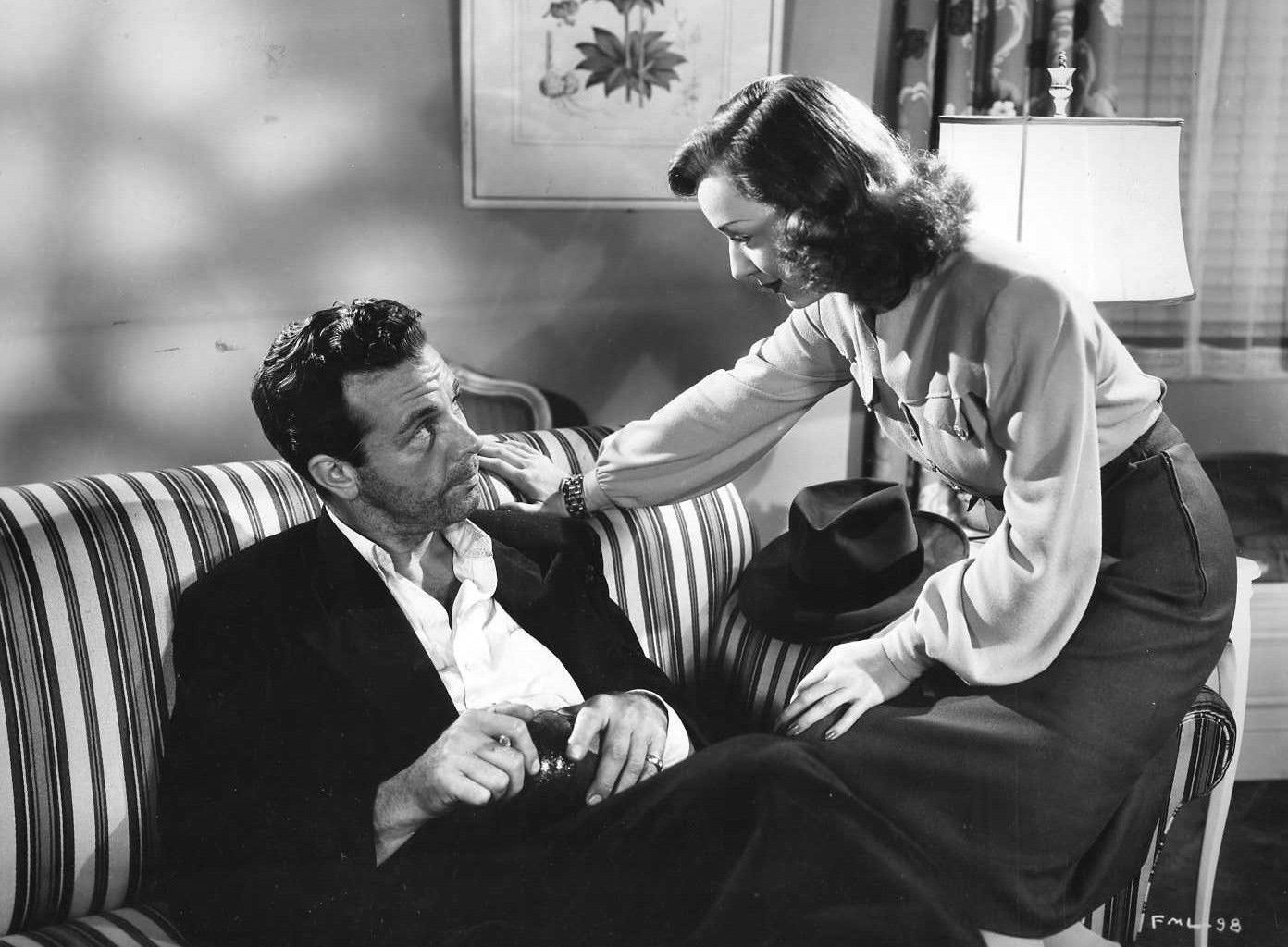 Anne Shirley And Dick Powell In Murder, My Sweet, 1944