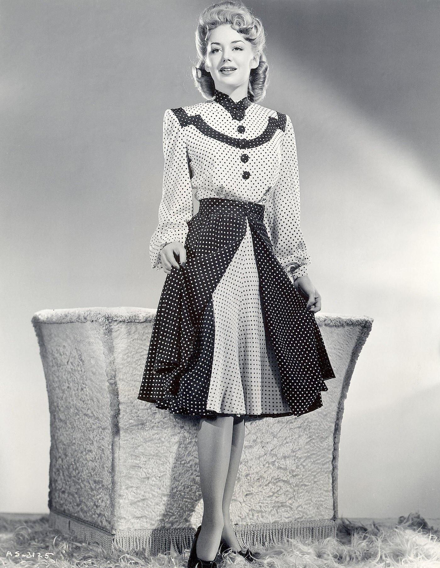 Anne Shirley Modeling Tabooed Outfit, 1930