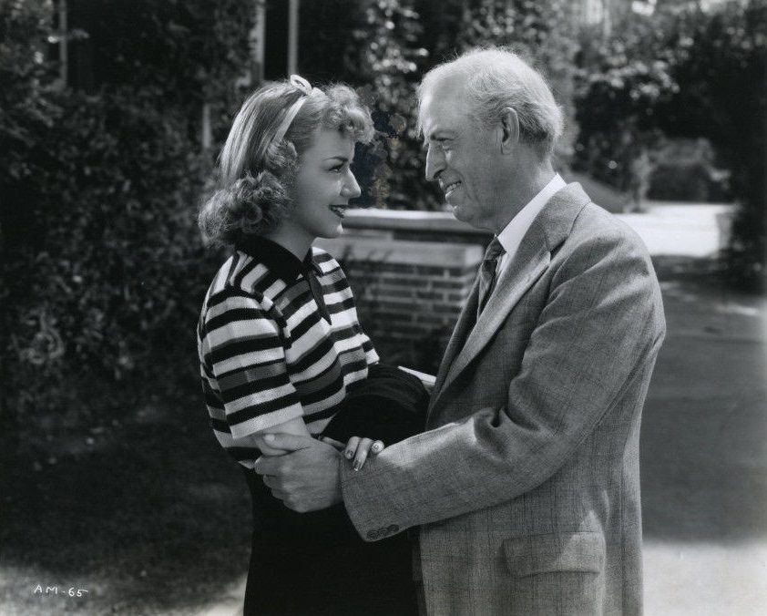 Anne Shirley And Edward Ellis In &Amp;Quot;A Man To Remember, 1938&Amp;Quot;