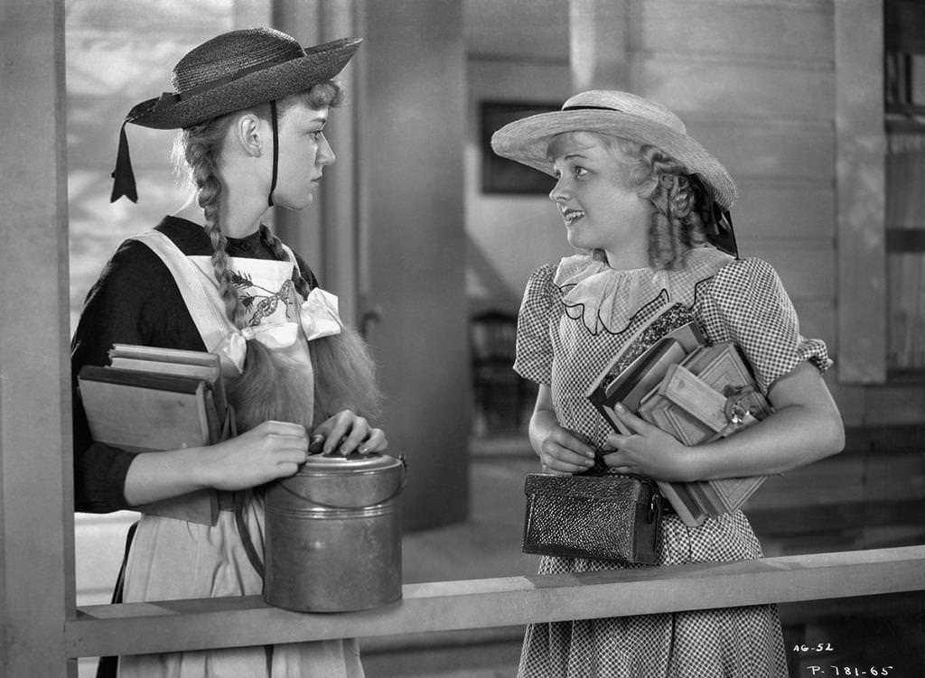 Anne Shirley And Gertrude Messinger In &Amp;Quot;Anne Of Green Gables, 1934