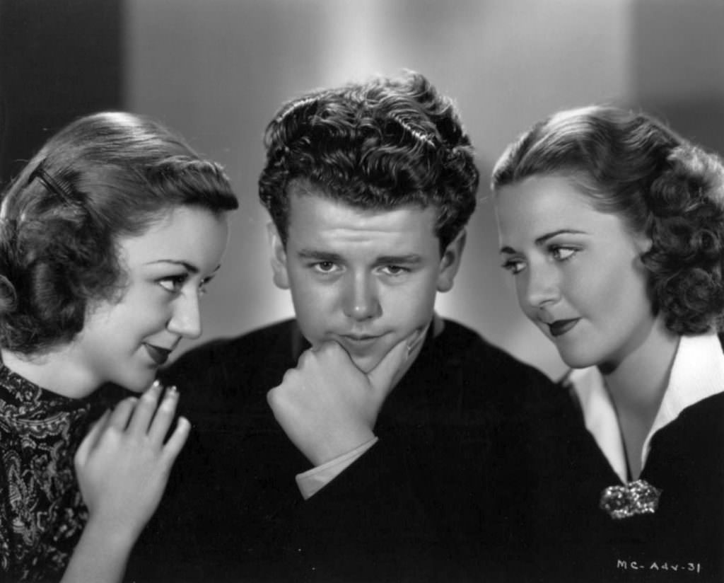Anne Shirley, Ruby Keeler, And Jackie Moran In Mother Carey'S Chickens, 1938