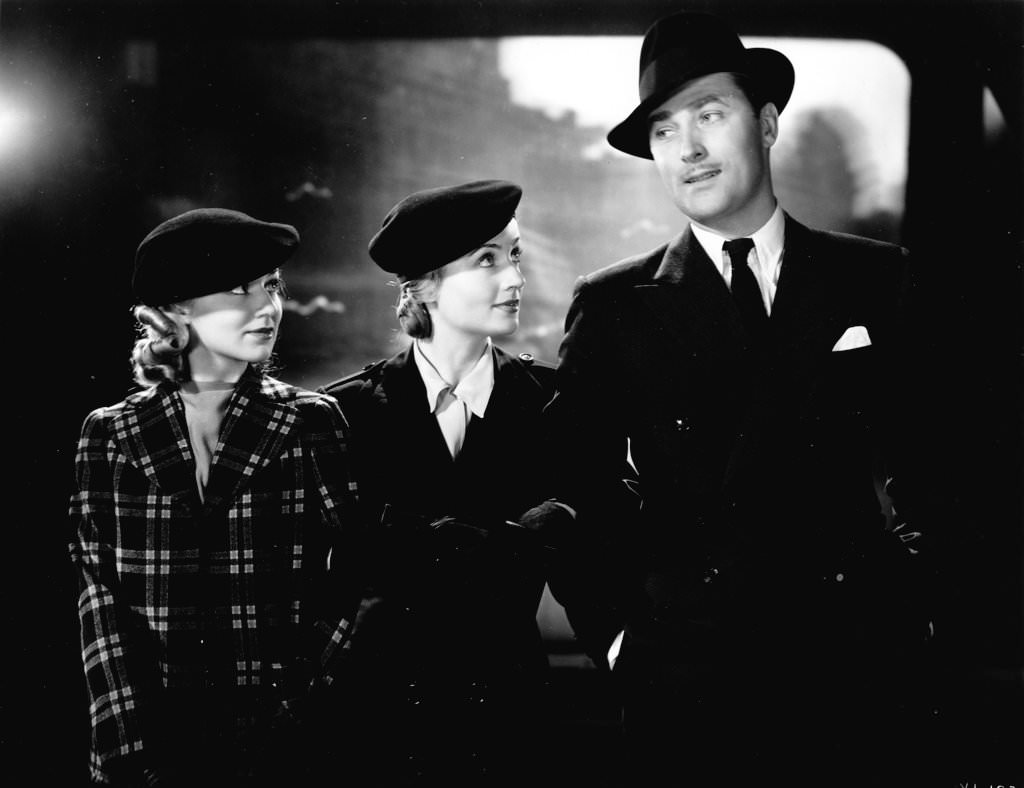 Anne Shirley, Brian Aherne, And Carole Lombard In Vigil In The Night, 1940