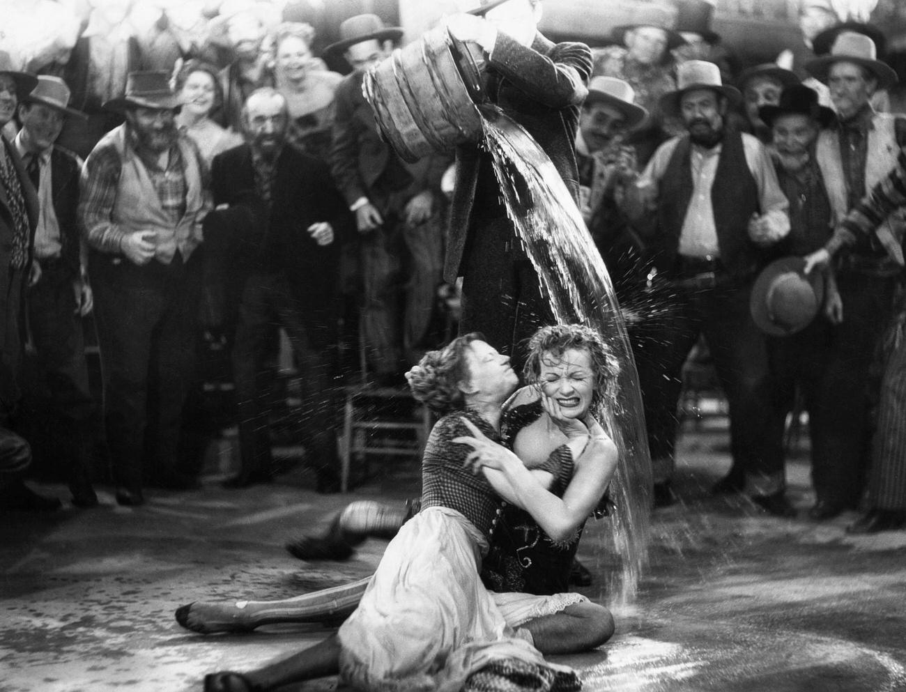 Marlene Dietrich As Frenchy In The 1939 Motion Picture Destry Rides Again.