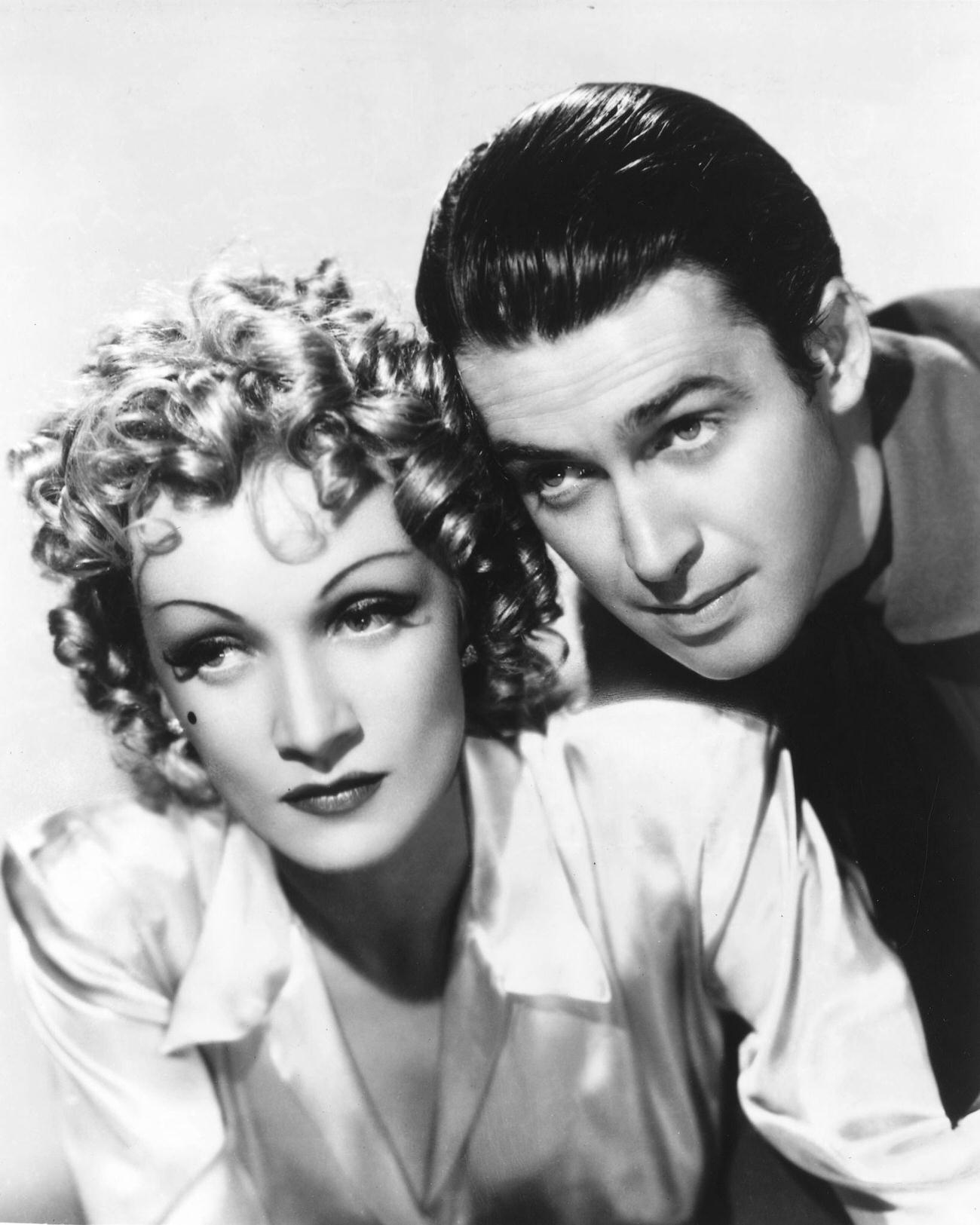 James Stewart With Marlene Dietrich
