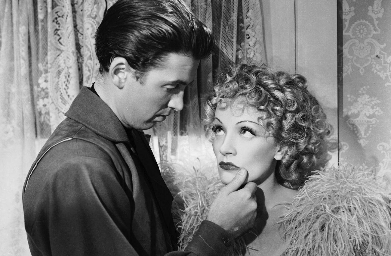 James Stewart As Deputy Sheriff Thomas Destry And Marlene Dietrich As Frenchy