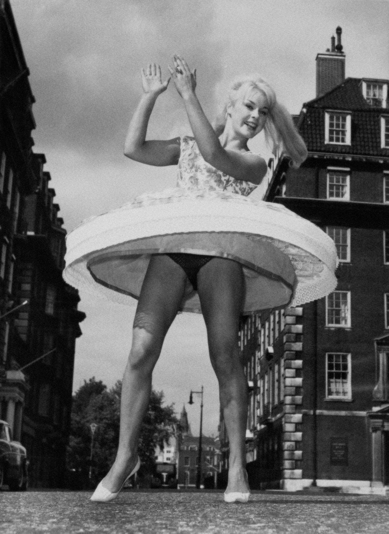 German Actress Elke Sommer After Her Arrival In London, 4Th September 1960.