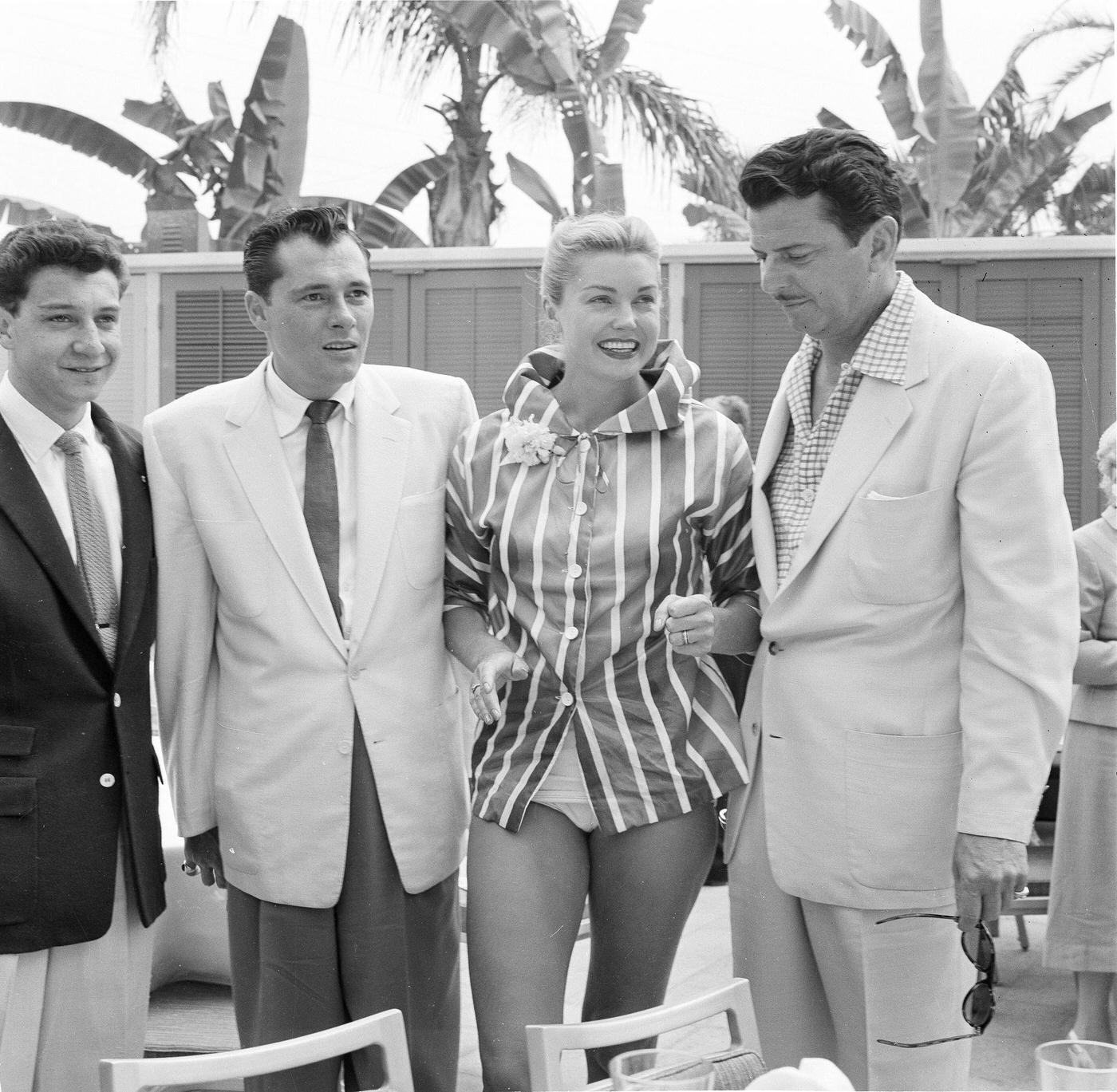 Esther Williams Poses At Swim School Opening In Los Angeles On August 12, 1955