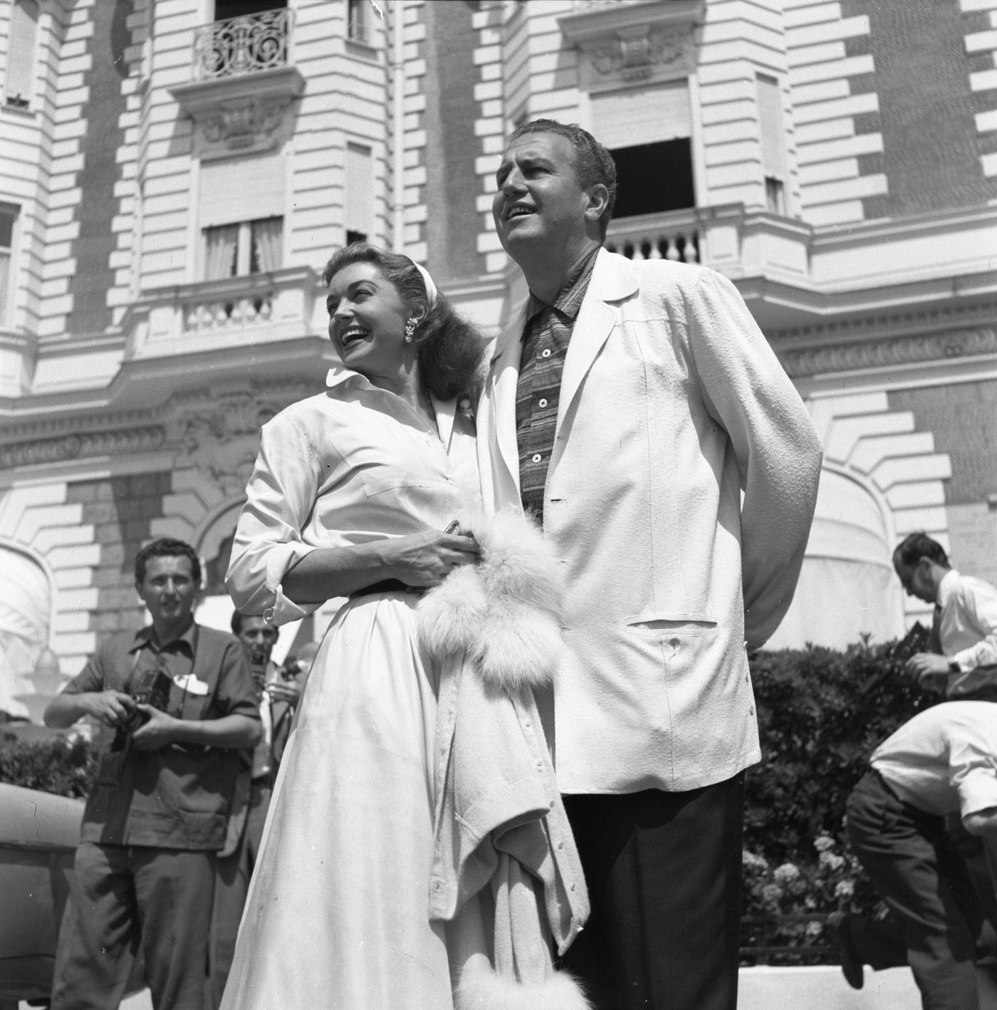 Esther Williams With Her Family In Venice, Italy, September 1957