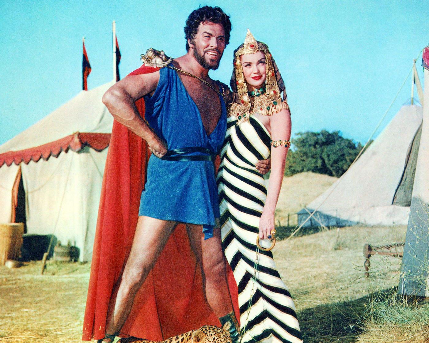 Esther Williams As Amytis And Howard Keel As Hannibal In A Publicity Still For 'Jupiter'S Darling', Directed By George Sidney, 1955.