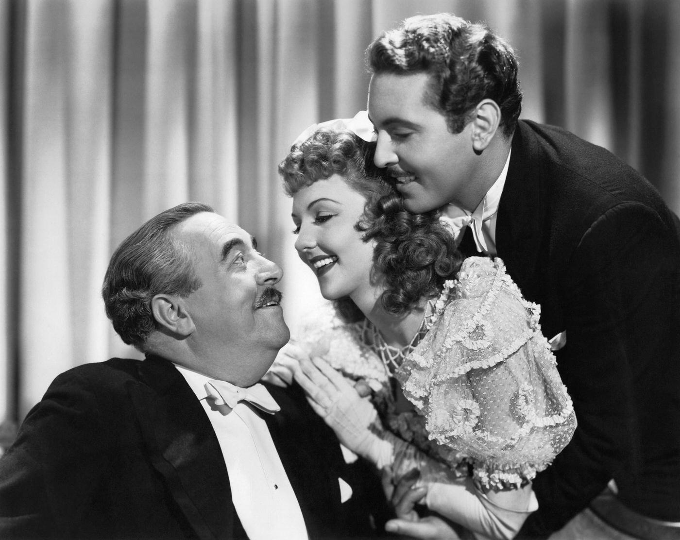 Mary Martin With Walter Connolly And Allan Jones In A Scene From The Movie &Amp;Quot;The Great Victor Herbert&Amp;Quot;