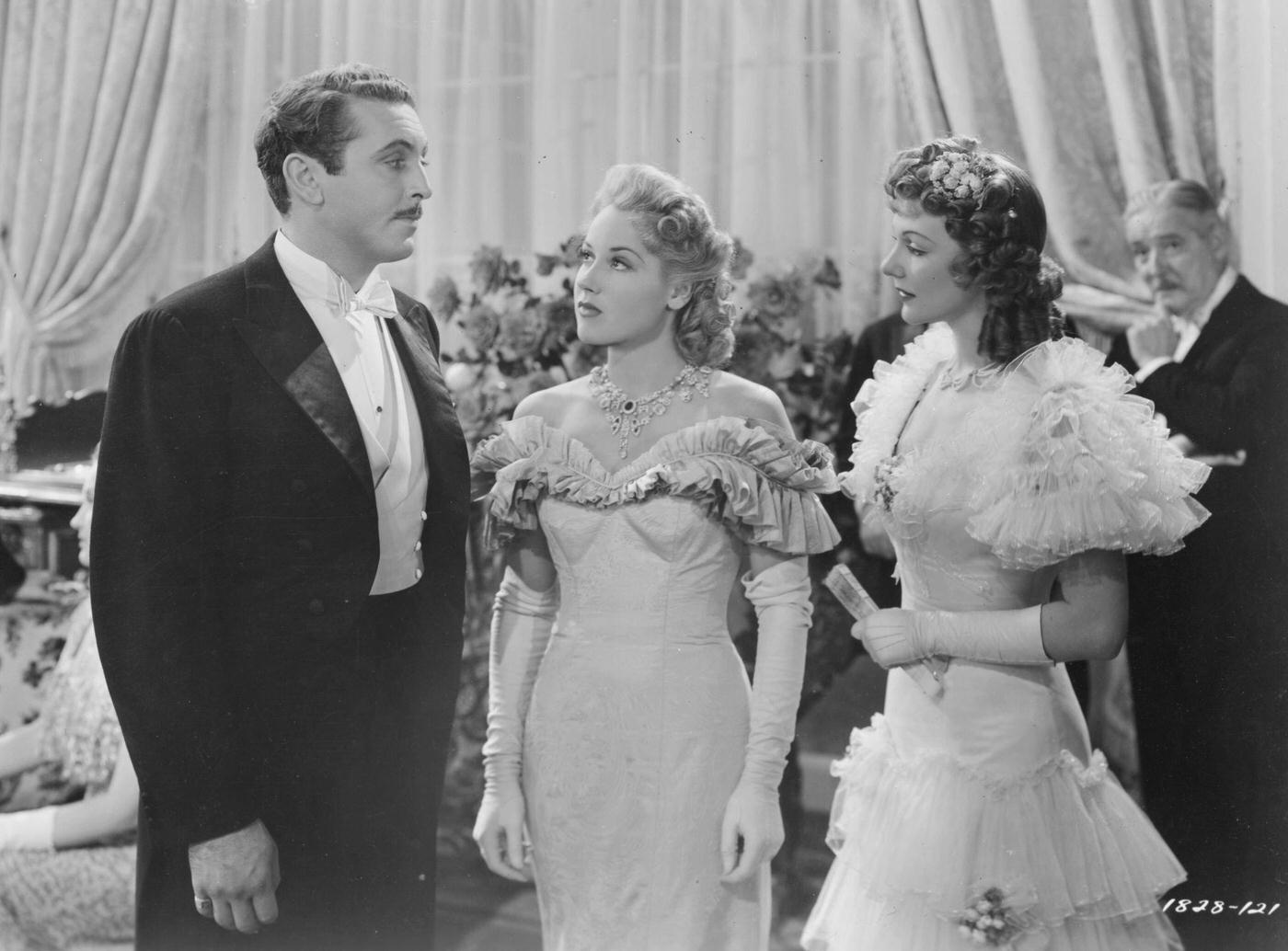 Mary Martin With The Cast Of 'Great Victor Herbert'. From Left To Right, Allan Jones (1907 - 1992), Judith Barrett.