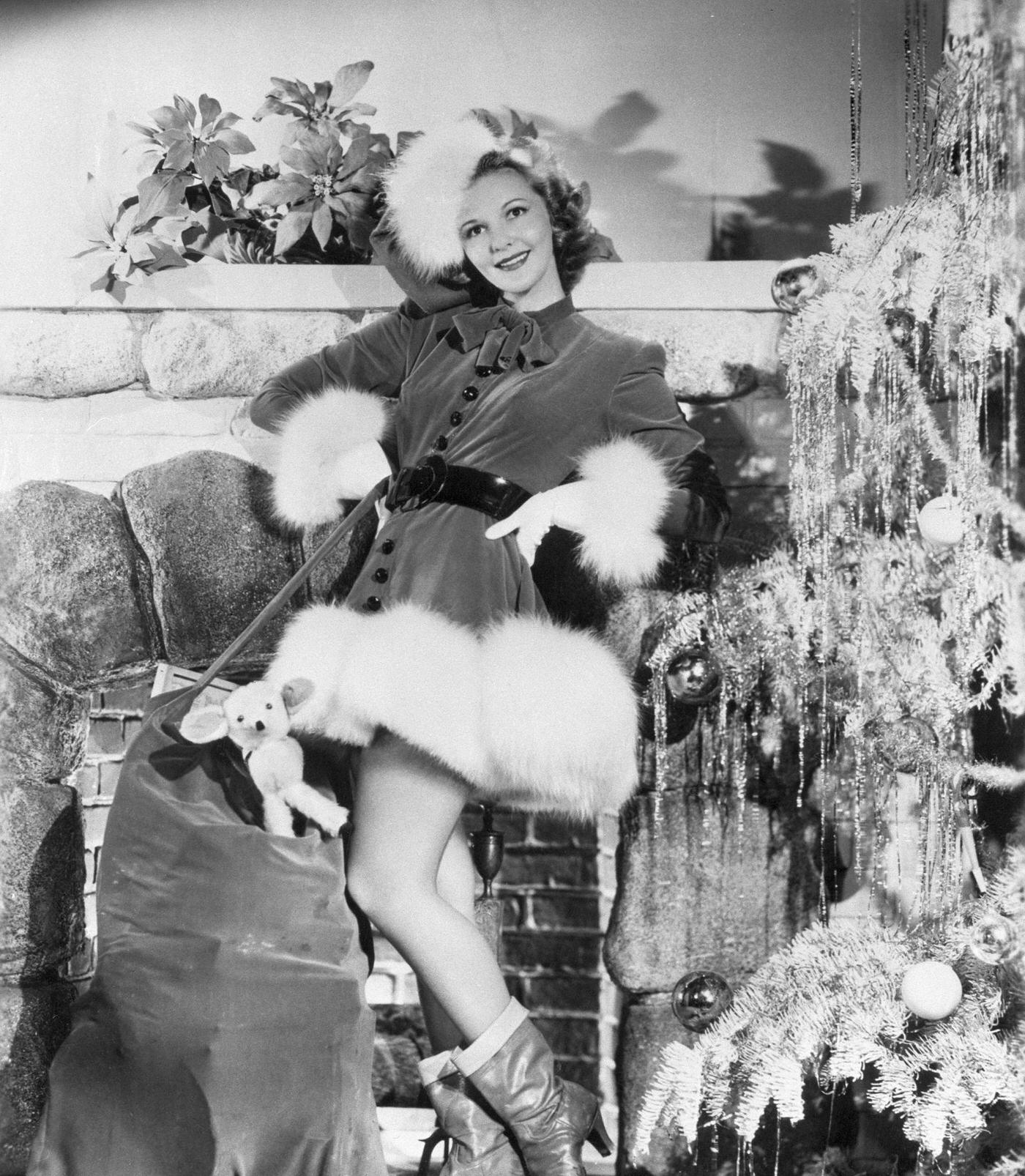 Mary Martin In Sexy Santa Costume