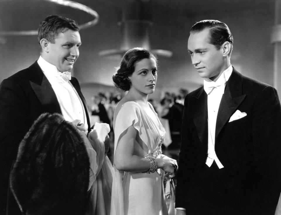 Andy Devine, Martha Sleeper, And Franchot Tone In Midnight Mary (1933)
