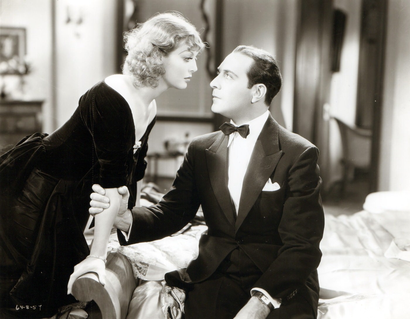 Ricardo Cortez And Loretta Young In Midnight Mary (1933)