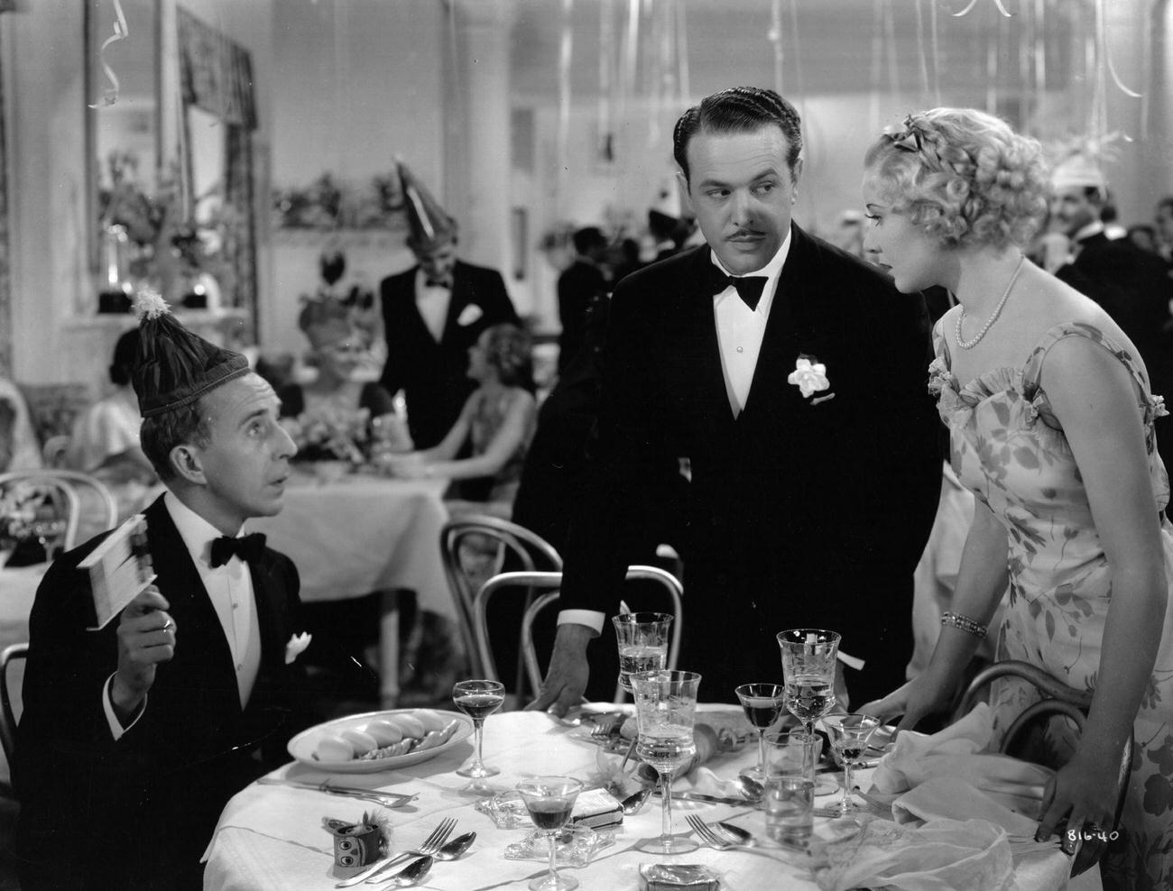 Charles Butterworth, Harvey Stephens And Una Merkel Star In The Mgm Crime Caper 'Baby Face Harrington'