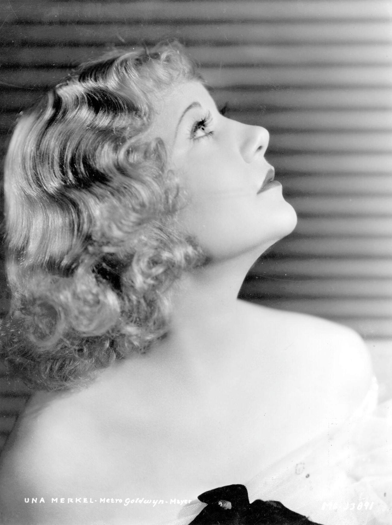 Una Merkel With The Hollywood Actress And Lillian Gish Look-Alike