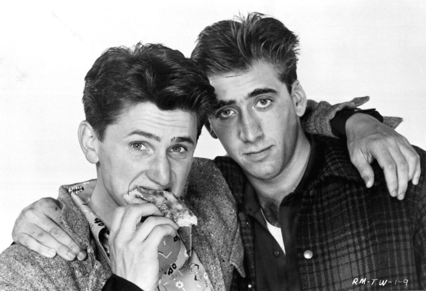 Sean Penn And Nicolas Cage In Publicity Portrait For The Film 'Racing With The Moon', 1984.