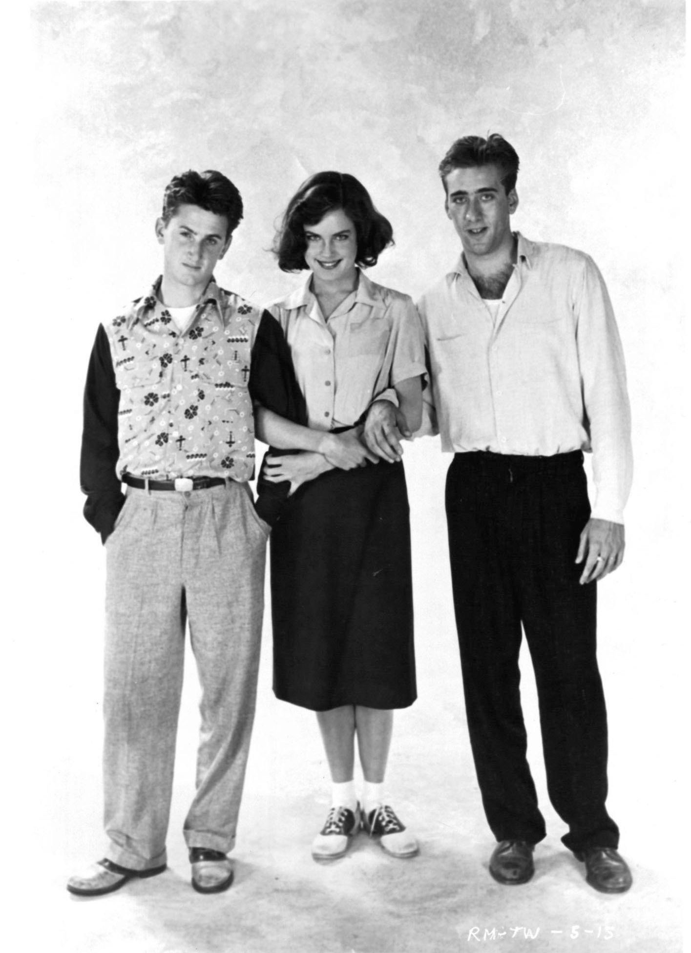 Sean Penn, Elizabeth Mcgovern And Nicolas Cage In Publicity Portrait For The Film 'Racing With The Moon', 1984