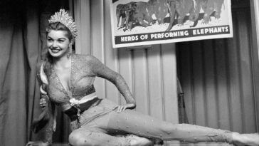 Esther Williams At Sonja Henie Circus