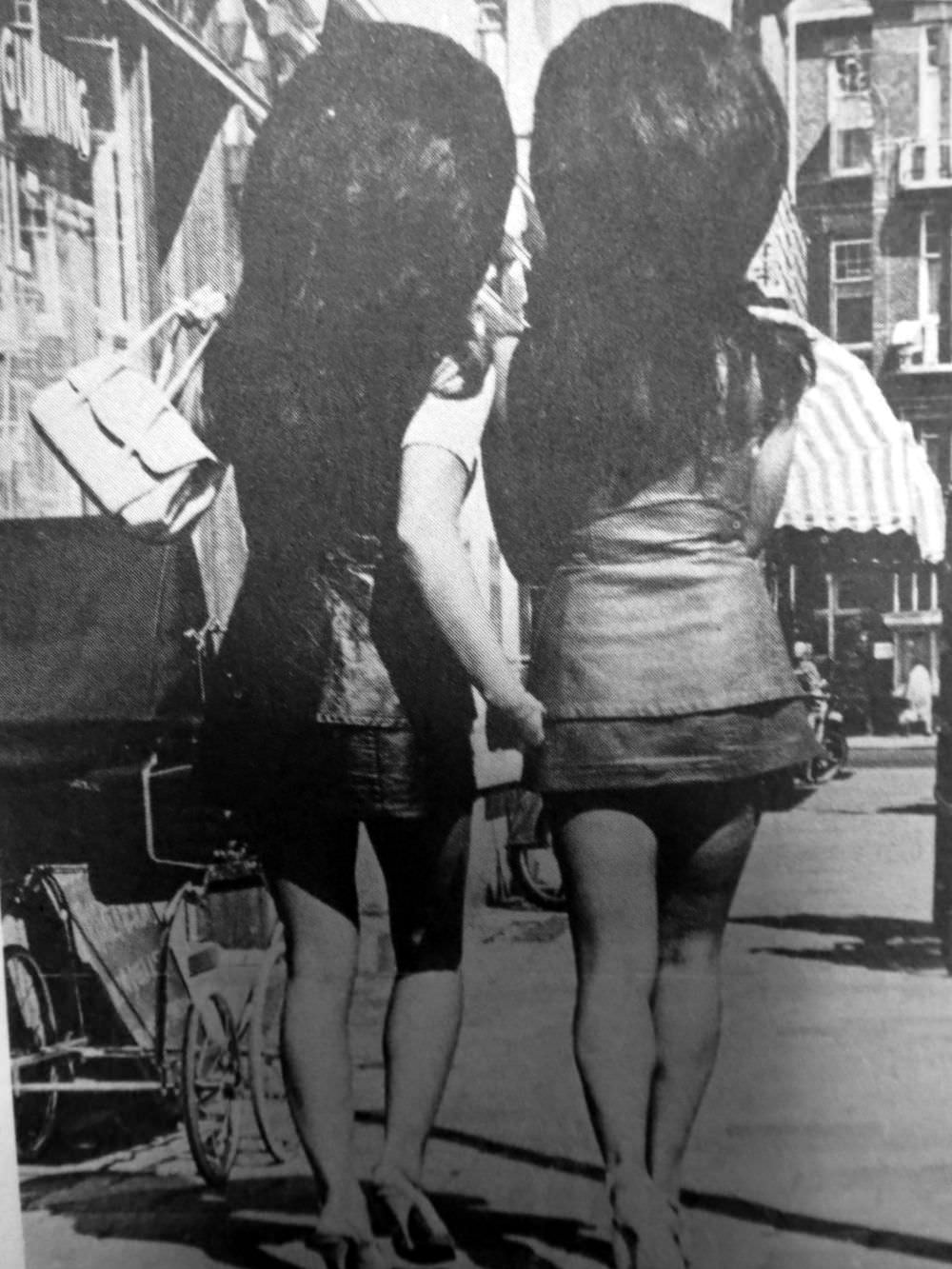 Thai Women With Big Beehives In Amsterdam, 1986