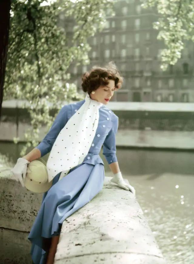 Bettina Graziani, Variant Used For Cover Of Elle, July 1954