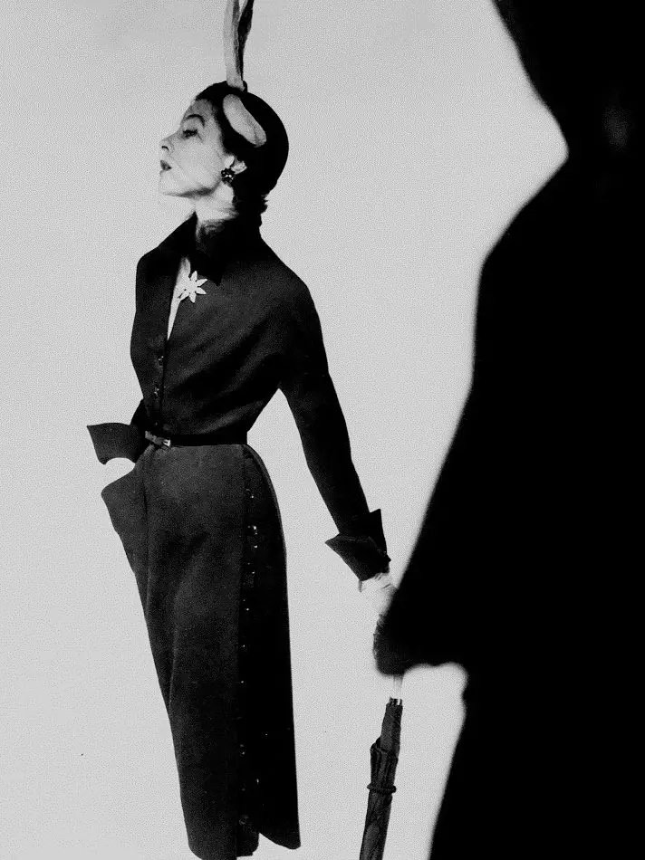 Bettina Graziani Wearing Jacques Fath, 1950