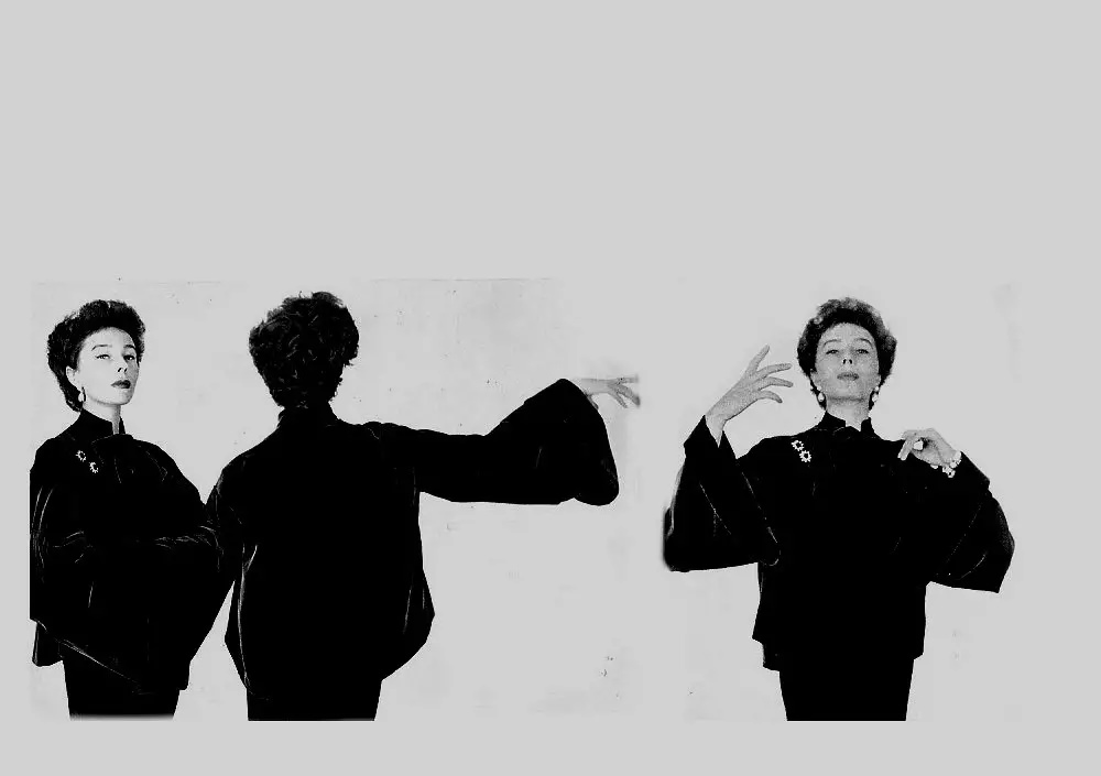 Bettina Graziani Wearing A Design From A Vogue Pattern, 1951