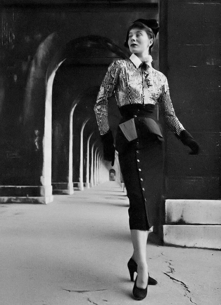 Bettina Graziani In One Of Jacques Fath’s Most Popular Designs, 1949