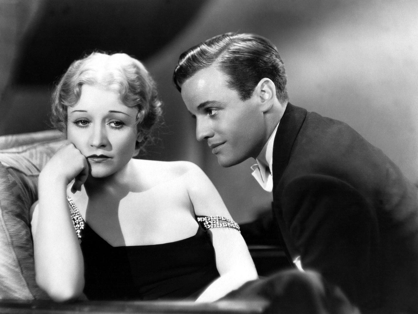 Betty Compson And John Darrow In A Scene From The Movie &Amp;Quot;The Lady Refuses&Amp;Quot;