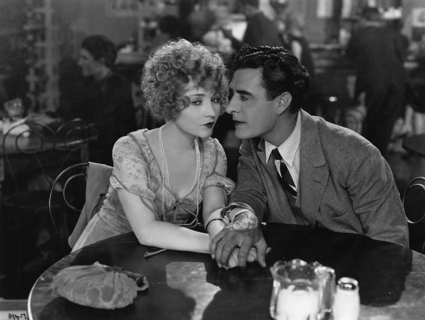 John Gilbert The Stage Name Of John Pringle, With Betty Compson In A Love Scene From The Film 'Twelve Miles Out', 1927