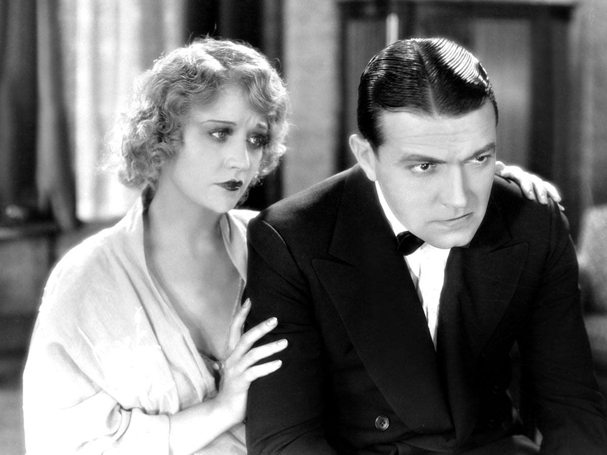 Betty Compson And Theodore Von Eltz In Locked Doors, 1925