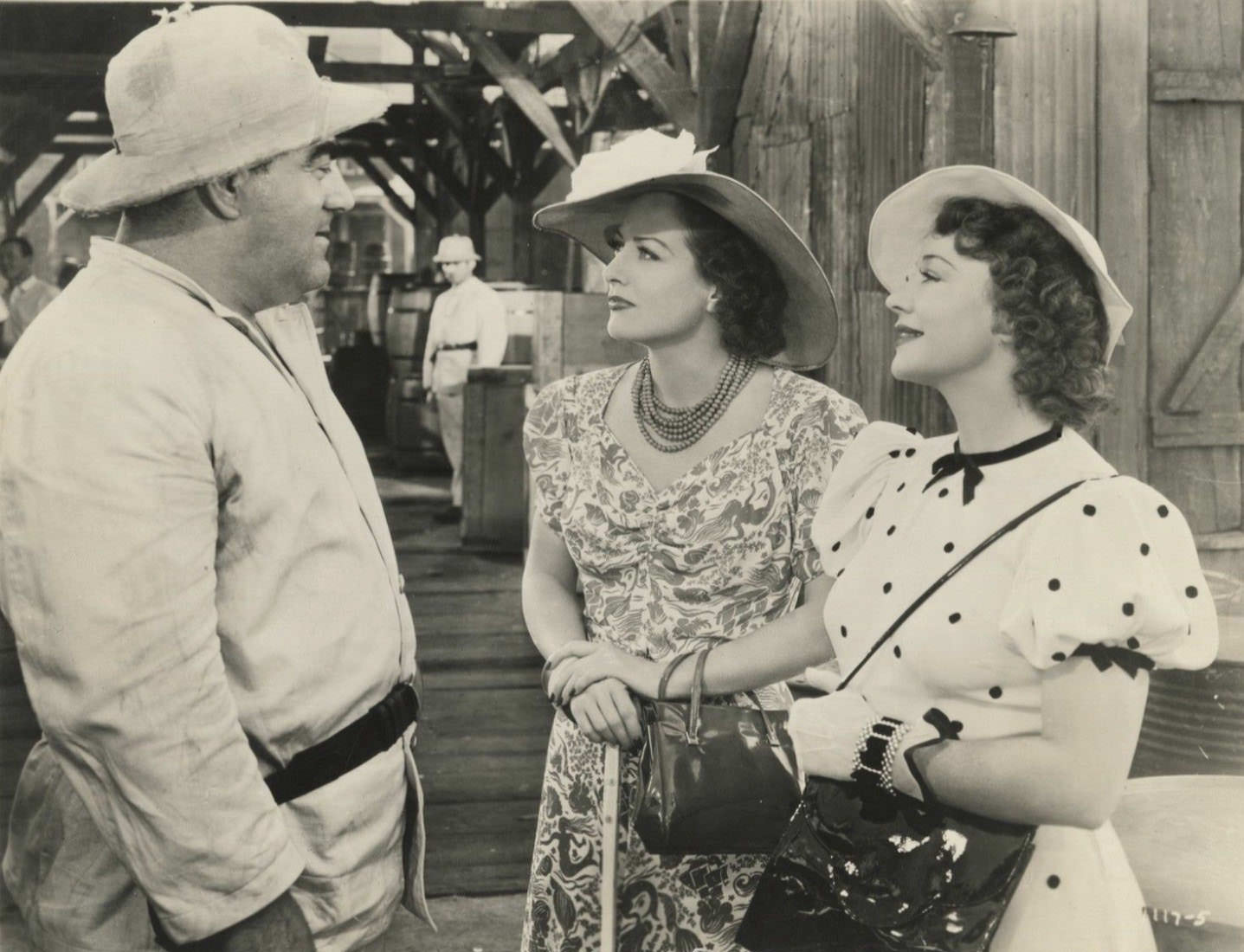 Joan Crawford, Betty Compson, And Dewey Robinson In Strange Cargo, 1940