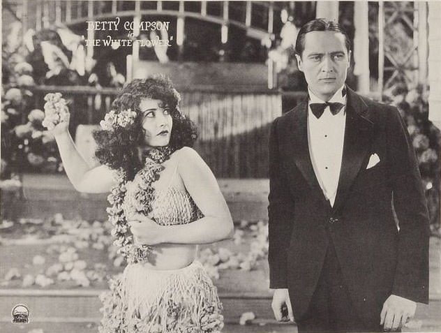Betty Compson And Edmund Lowe In The White Flower, 1923