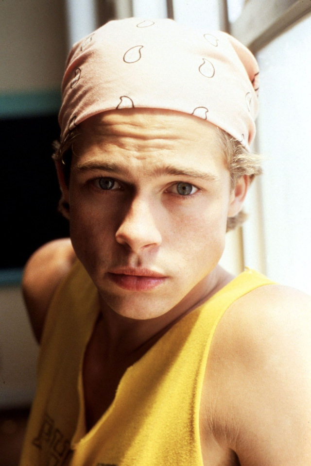 The Young And The Handsome: Brad Pitt In A Yellow Tank Top, 1988