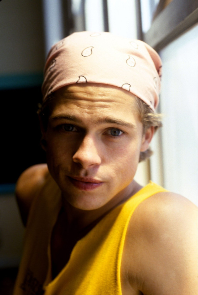 The Young And The Handsome: Brad Pitt In A Yellow Tank Top, 1988