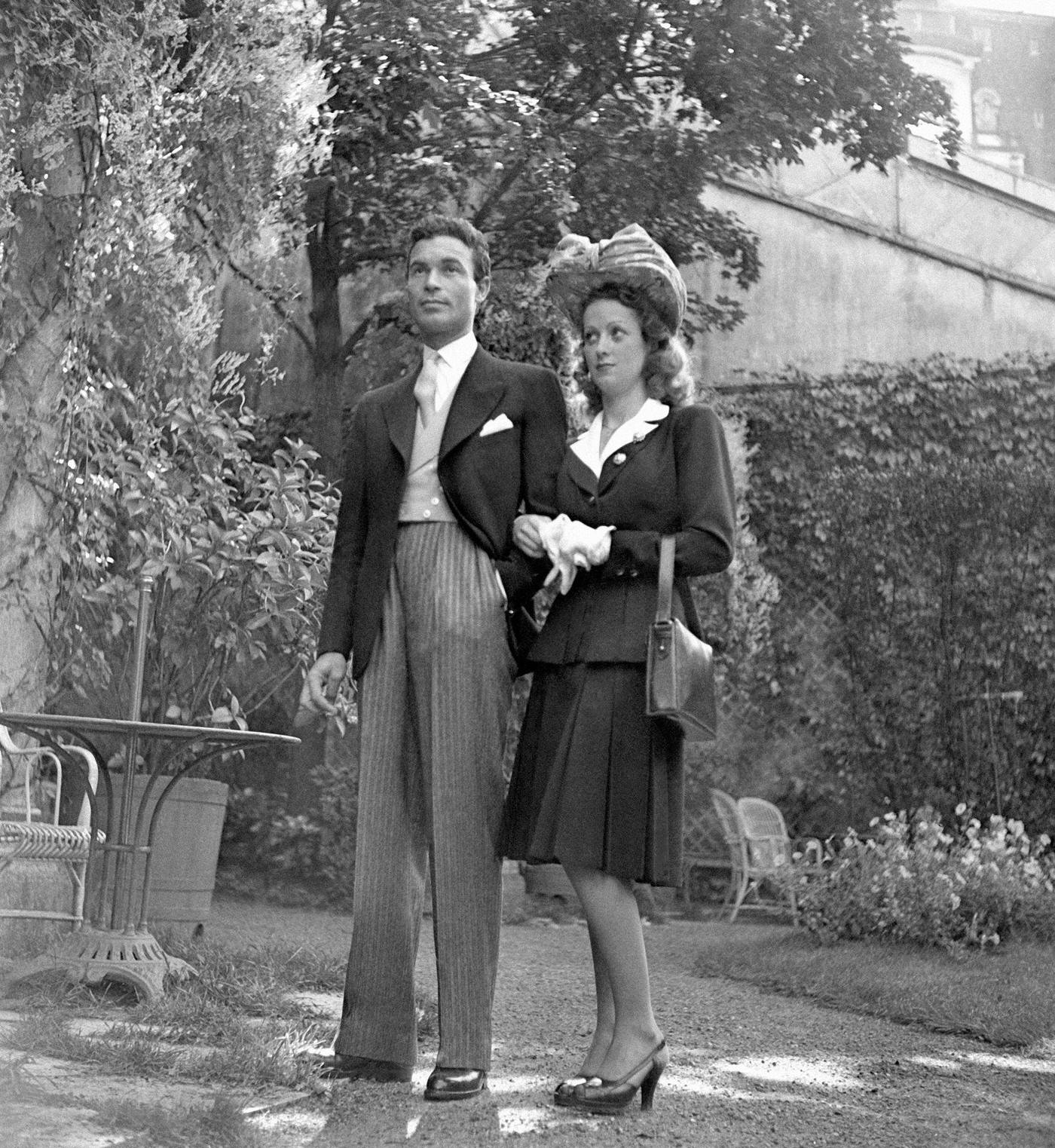 Wedding Of Danielle Darrieux With Porfirio Rubirosa, 1942