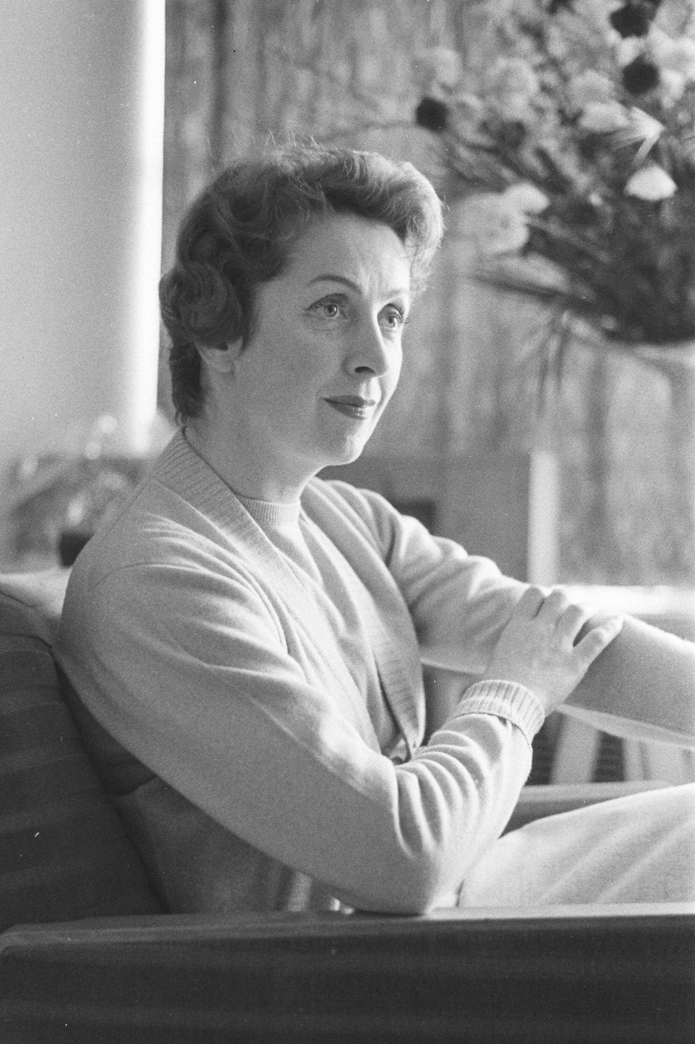 Actor Danielle Darrieux Visits Japan, 1956