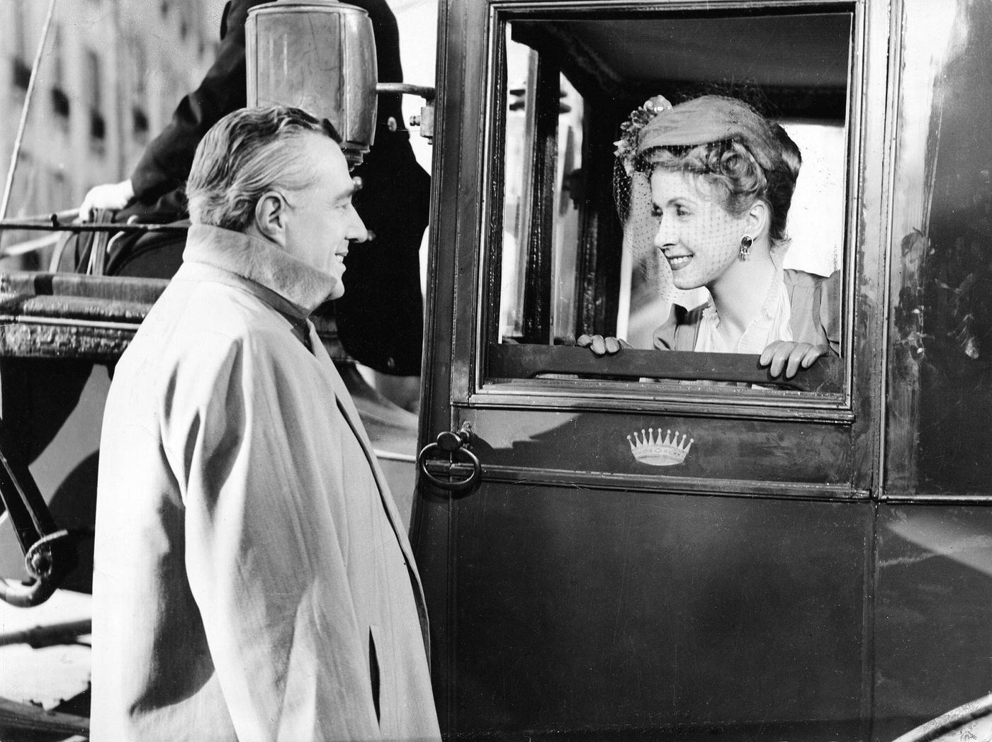 Danielle Darrieux And Vittorio De Sica In The 1953 Film &Amp;Quot;Madame De'