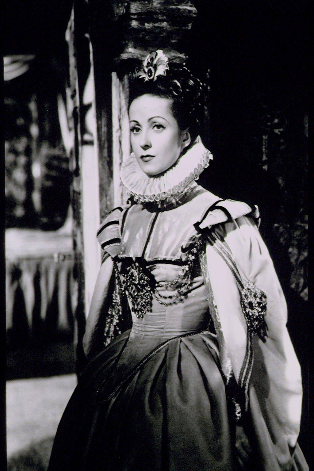 Danielle Darrieux On The Set Of Ruy Blas, Based On The Play By Victor Hugo