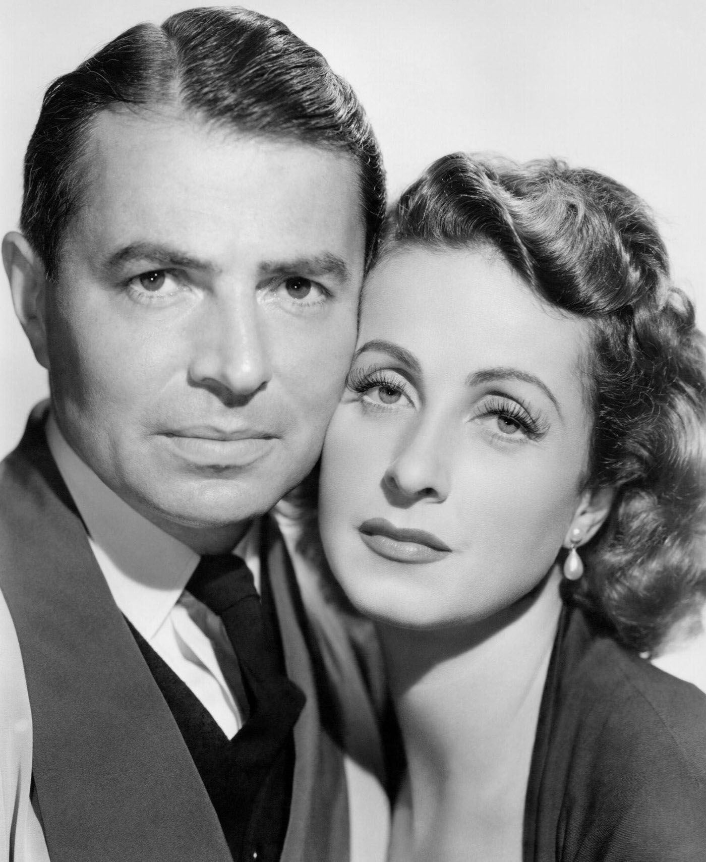 James Mason And Danielle Darrieux In '5 Fingers', 1952