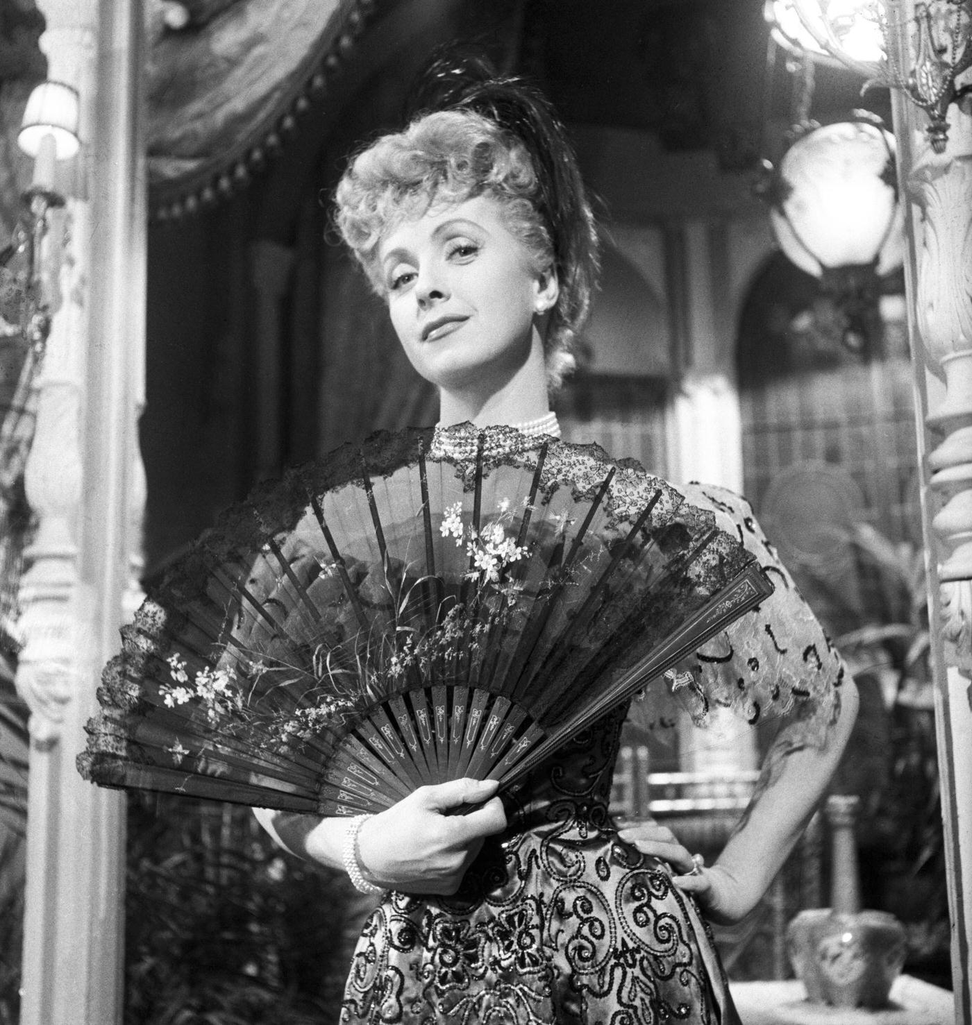 Portrait Of Danielle Darrieux During The Filming Of &Amp;Quot;La Maison Bonnadieu,&Amp;Quot; February 24, 1951.