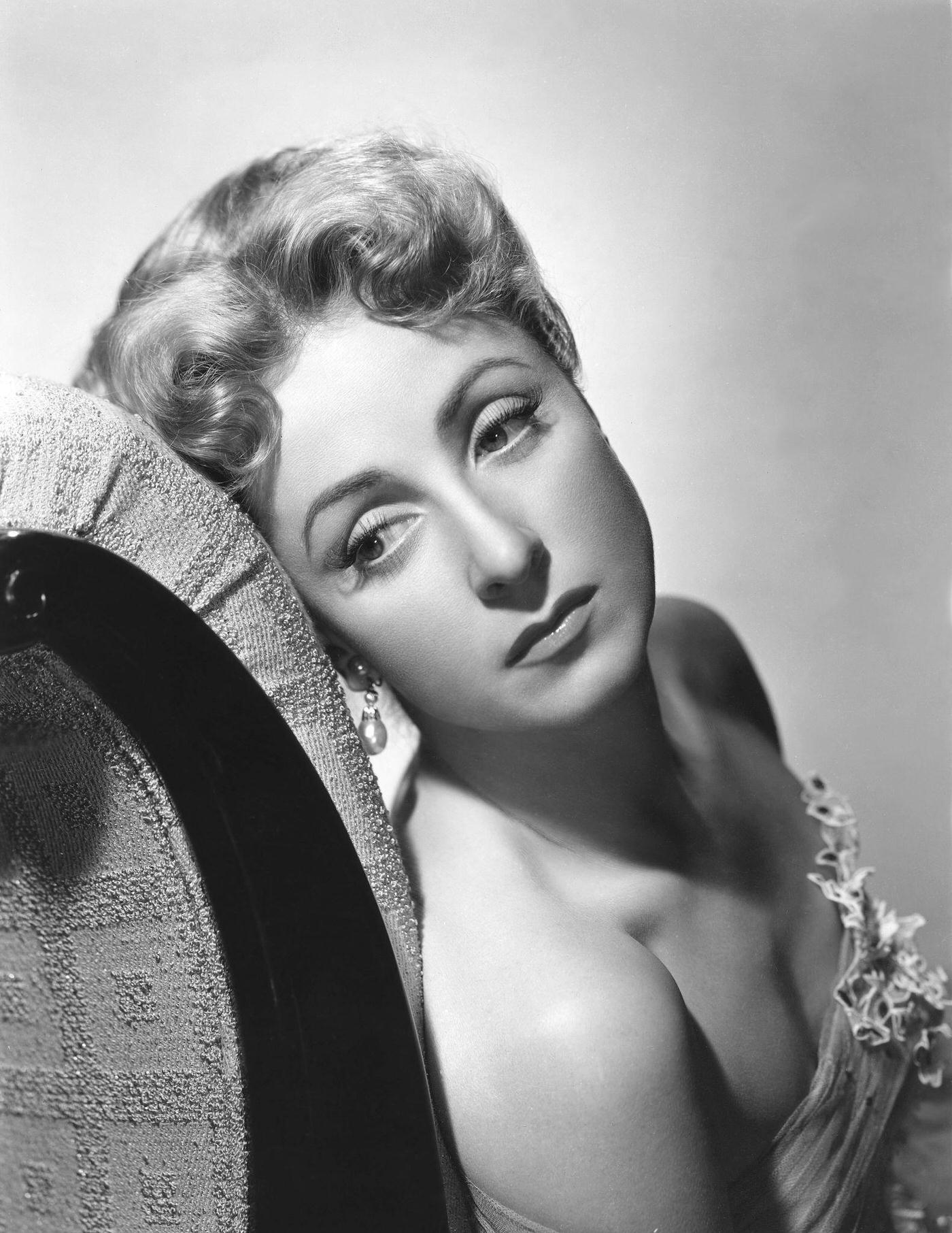 Danielle Darrieux On The Set Of &Amp;Quot;Rich, Young And Pretty.&Amp;Quot;