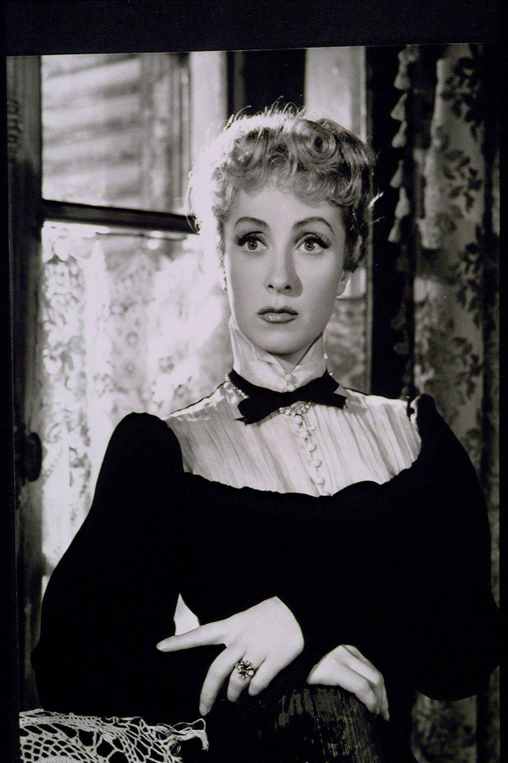 Danielle Darrieux On The Set Of &Amp;Quot;La Maison Bonnadieu,&Amp;Quot; Written And Directed By Carlo Rim.