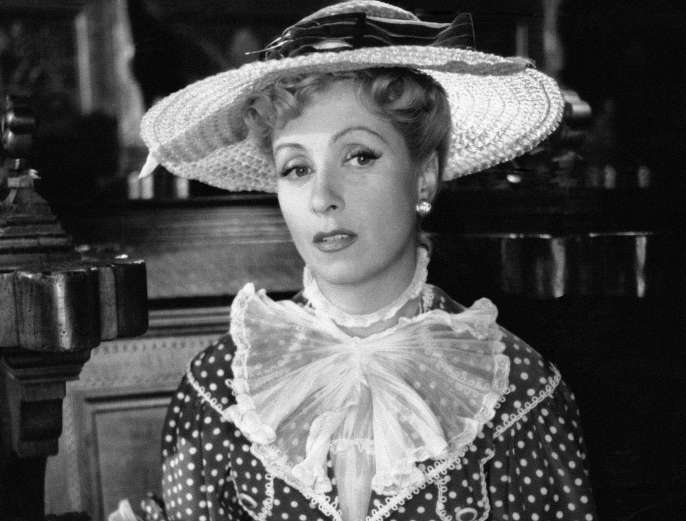 Danielle Darrieux In The Film &Amp;Quot;Toselli&Amp;Quot; By Duilio Coletti, In Italy, 1950.