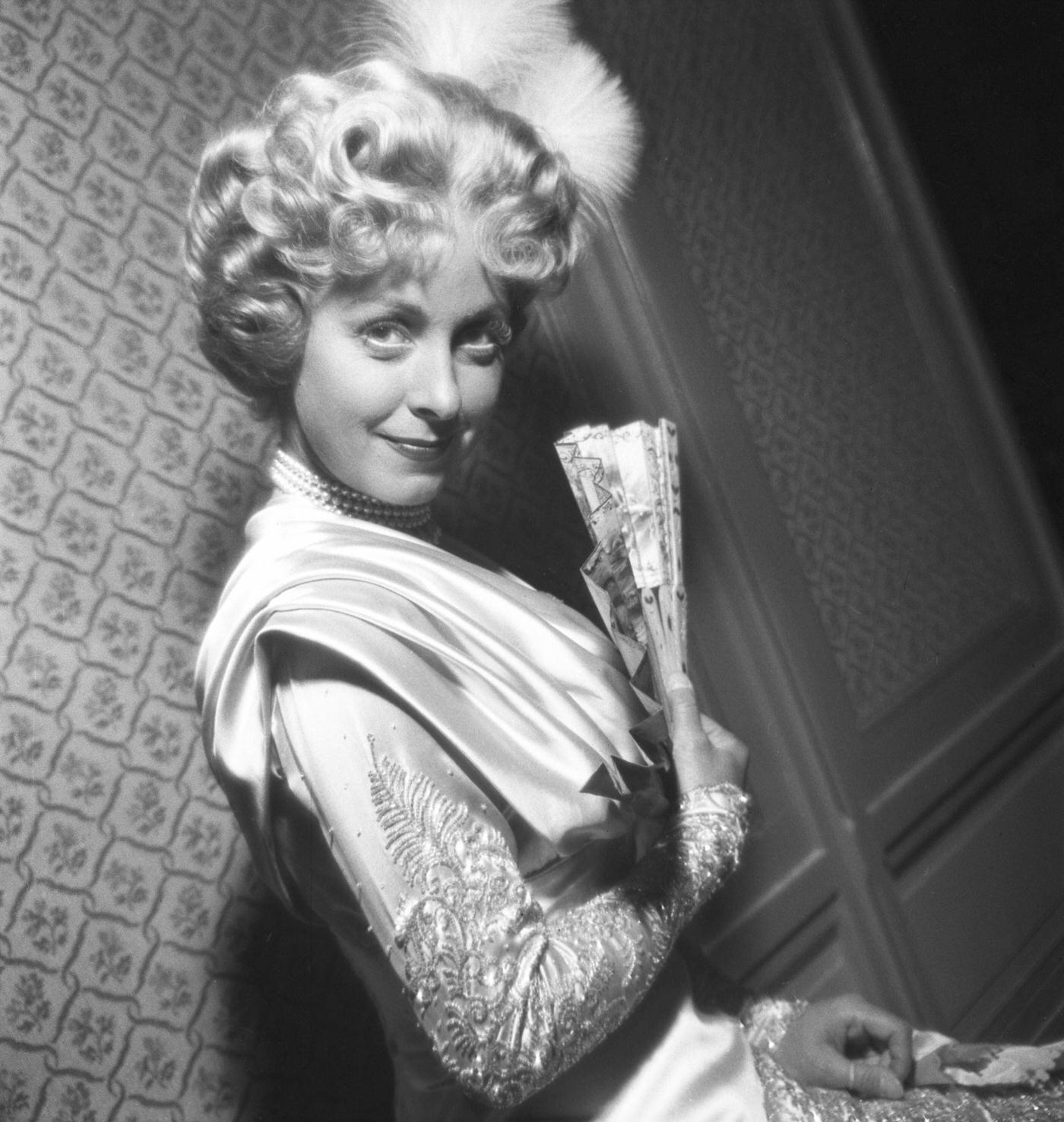 Danielle Darrieux On The Set Of 'Occupe-Toi D'Amélie', 1949