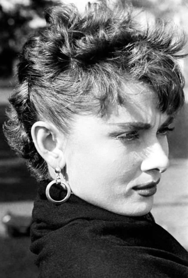 Audrey Hepburn During The Filming Of ‘Sabrina’, Long Island, New York, 1954